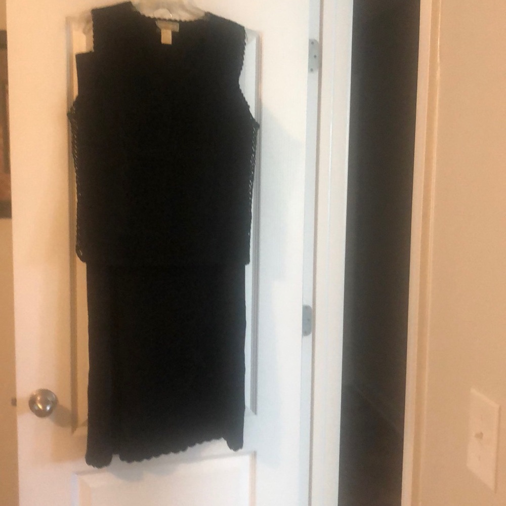 2 piece leather skirt & vest